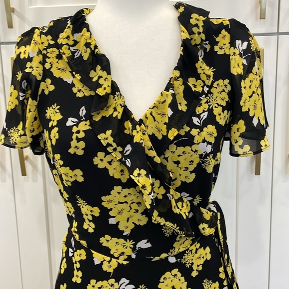 Michael Michael Kors Floral Wrap Dress - Picture 2 of 10